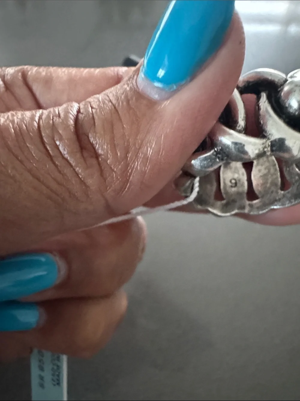 Sigma Gothic Silver Fleur-de-Lis Men's Ring with Crystal Accent size 9